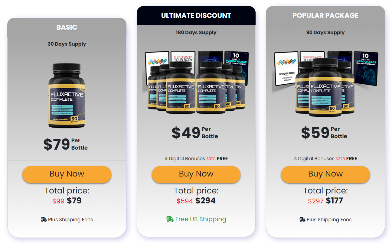 buy Fluxactive Complete get free bonuses